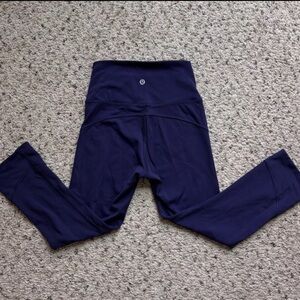 Lululemon In Movement 7/8 Tight 25” Size 2 Womens Everlux Aeon Purple Athleisure